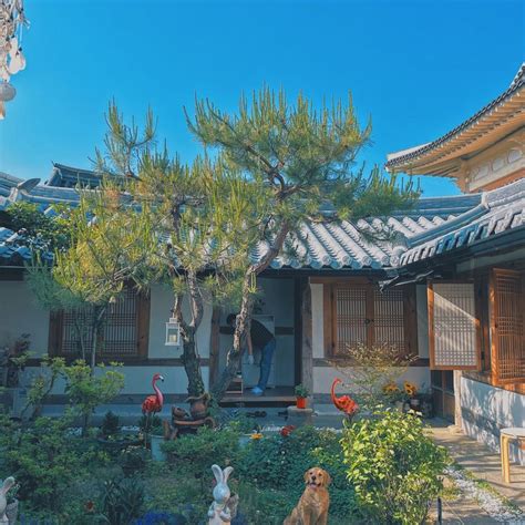 Hanok home stay | House styles, House, Home