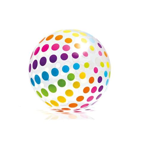 Intex Jumbo Multi Color Inflatable Glossy Big Polka Dot Colorful Giant