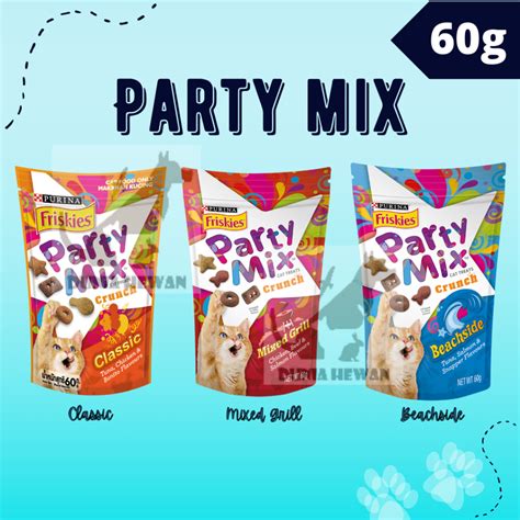 Jual Snack Cemilan Kucing Friskies Party Mix Cat Gr Gr G G