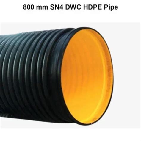 800 Mm SN4 DWC HDPE Pipe At 4750 Meter DWC Pipes In Rudrapur ID