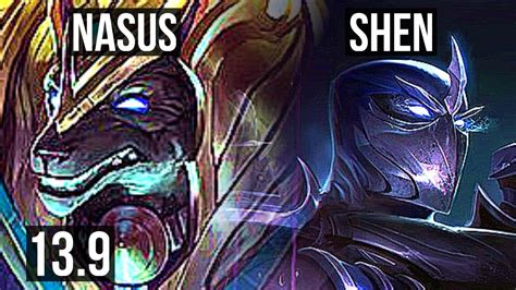 Nasus Vs Shen Top 6217 Dominating Rank 15 Nasus Tr Master