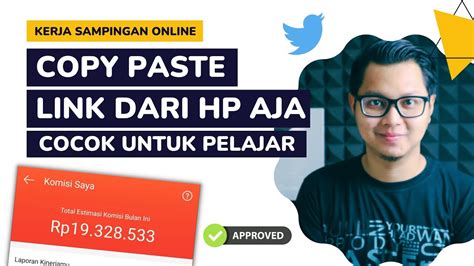 Kerja Sampingan Copy Paste Link Dari Hp Cocok Untuk Pelajar Cara