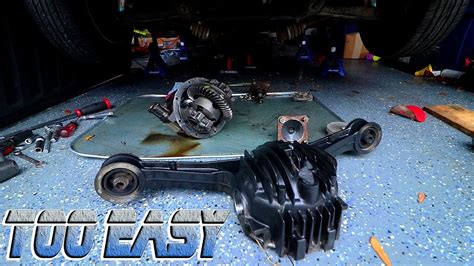 How To Remove A Mazda Miata Rear Differential Youtube