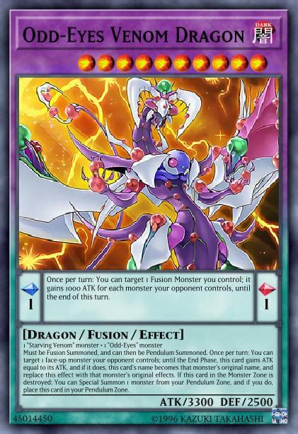 Odd-Eyes Venom Dragon | Yu-Gi-Oh TCG YGO Cards