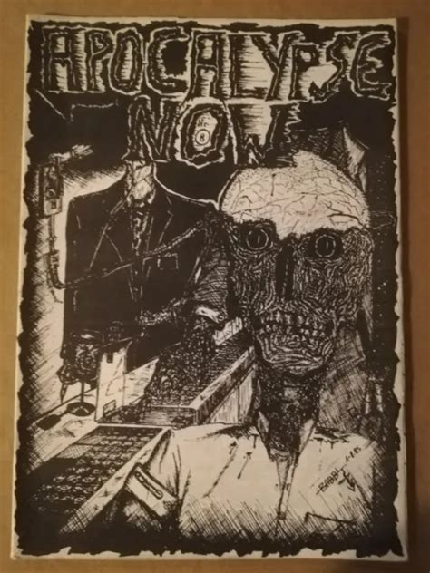 APOCALYPSE NOW 8 Swiss Punk Fanzine Hardcore Government Issue Riot