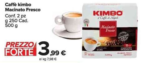 Offerta Caff Kimbo Macinato Fresco G Nel Volantino Di Carrefour Market