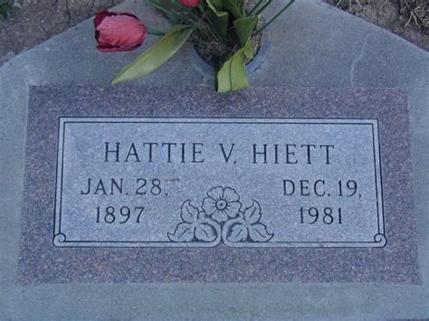 Hattie Viola Beasley Hiett 1897 1981 Find A Grave Memorial