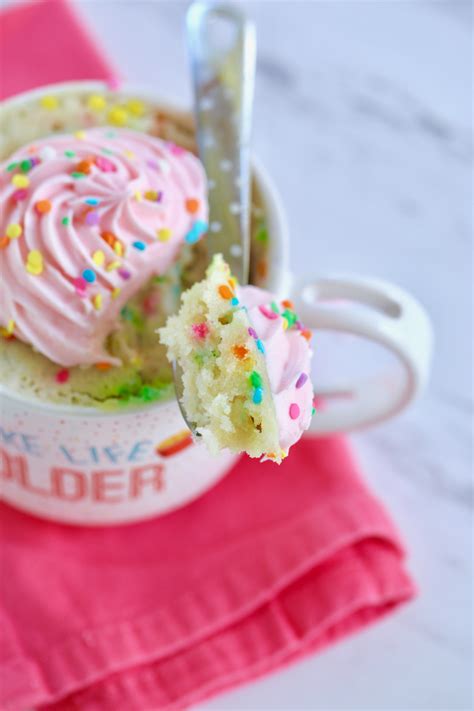 Celebration Vanilla Mug Cake Recipe Gemma S Bigger Bolder Baking