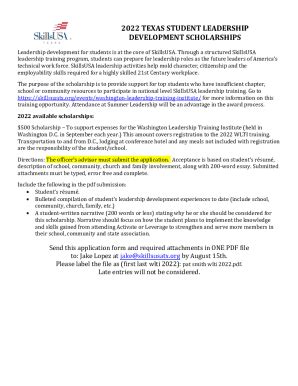 Fillable Online CA Association Of SkillsUSA Program Summary Fax Email