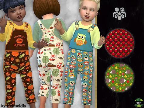 The Sims Resource Toddler Autumn Overall Needs Gp Parenthood