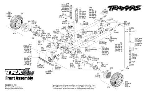 Exploded View Traxxas Trx 4m Land Rover Defender 118 Rtr Front Part Astra