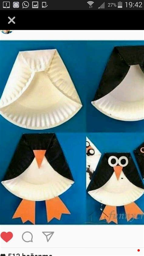 Pin Van Ilknur Op Anaokulu Faaliyetleri Pinguin Knutselen Knutselen