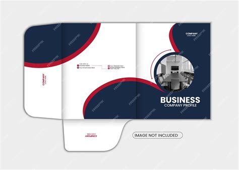 Premium Vector Vector Corporate Presentation Folder Or Business