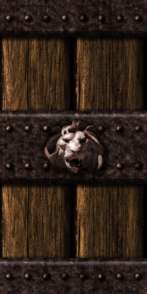 Woodmetal Wall Wlion Motif Image Hoover1979 Ultrahd Doom Texture