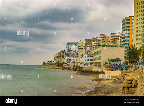 Salinas Beach, Ecuador Stock Photo - Alamy