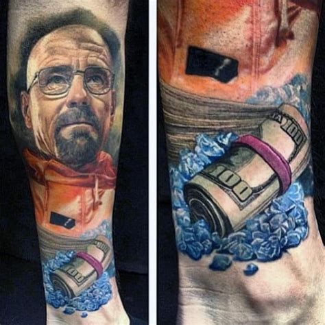 50 Breaking Bad Tattoo Designs For Men - Walter White Ink Ideas