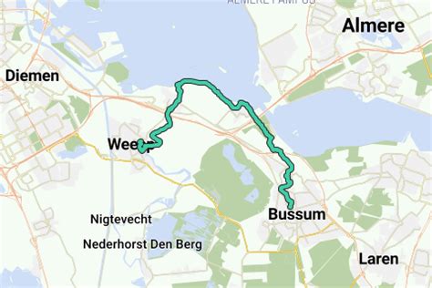 Naarden Bussum Naar Weesp Wandelroute Routeyou