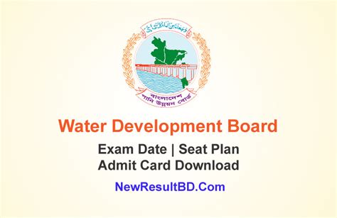 Bwdb Admit Card Exam Date And Seat Plan Download 2023