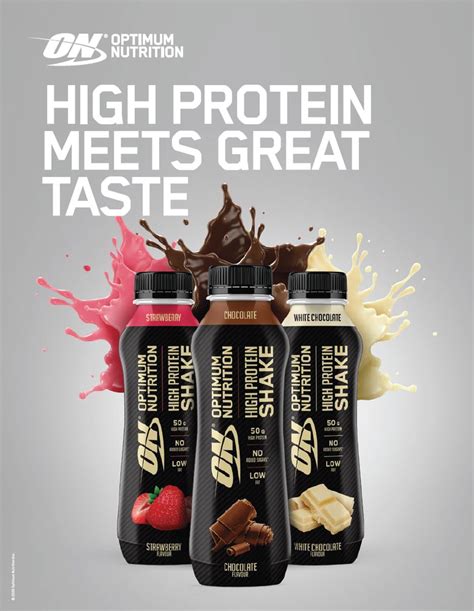 Optimum Nutrition High Protein Shake Aardbei Ready To Drink