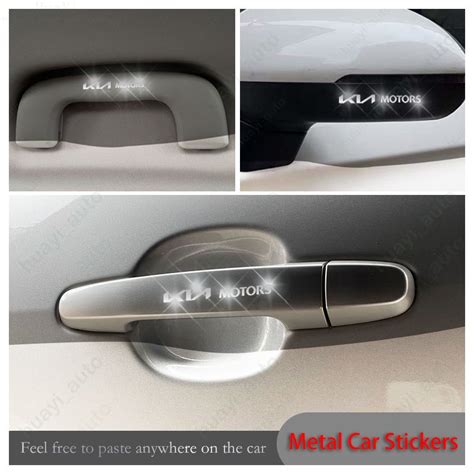 Metal Car Sticker Badge Decoration High End Distinguished For Kia Sonet