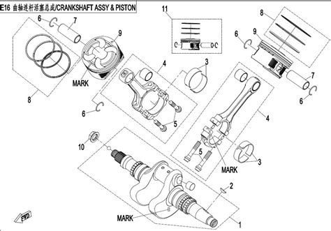 Diagram Cfmoto Cforce Cf Crankshaft Assy And Piston