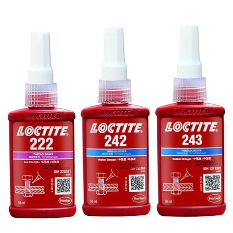 Loctite 243 Thread Lockier Blue Medium Strength Detachable High