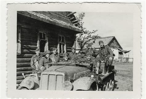 Original Waffen Ss Photograph Totenkopf Demag Sdkfz Fjm