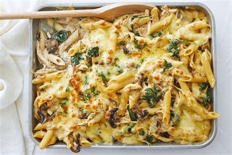 Creamy French Onion Chicken Pasta Bake Recipe