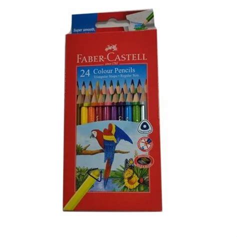 Wood Faber Castell Triangular Colour Pencil For Drawing Packaging