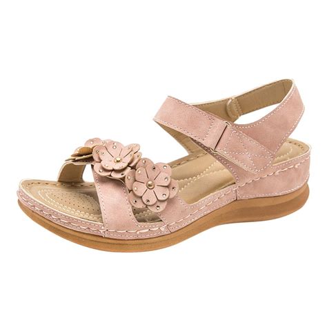 Newce Earth Spirit Womens Sandals Beach Flowers Women Summer Fashion