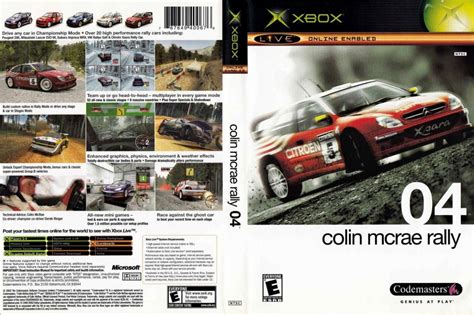 Colin Mcrae Rally 04 Bc Xbox Original Videogamex