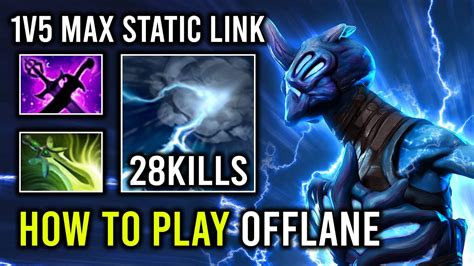 How To Play Offlane Razor With 100 Max Static Link Absorb 1v5 Run At