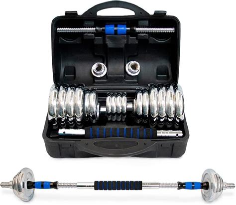 Yim Sports Kit De Mancuernas 30kg Con Barra Y Discos De Ejercicio