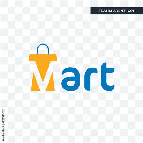 mart vector icon isolated  transparent background mart logo design