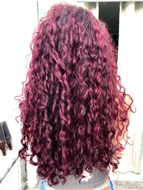 Pin By Chelsea On Enregistrements Rapides Dyed Curly Hair Colored