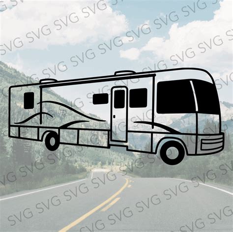 Class A Svg Class A Camper Camping Class A Svg Motorhome Etsy