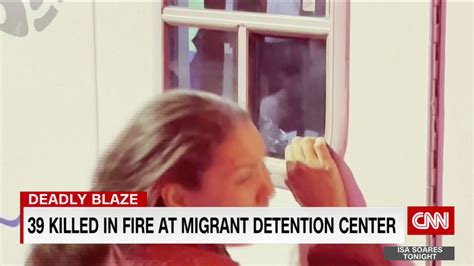 Mexican president: Migrants started fire during a protest | CNN