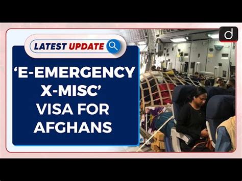 Drishti IAS English On Twitter Indias New E Emergency X Misc Visa