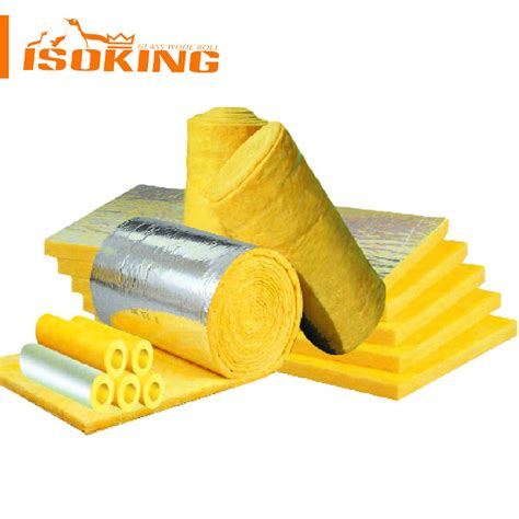 Aluminum Cladding Boiler Insulation Material Eco Fiber Glass Wool