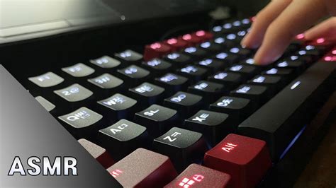 Asmr Mechanical Keyboard Practice Typing No Talking Youtube