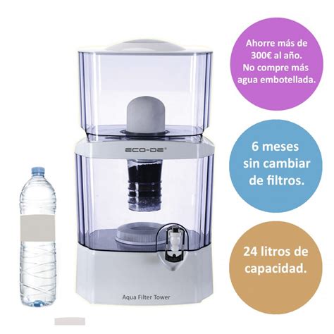 Outlet De Jarra De Agua Purificadora Aqua Filter Tower Eco De