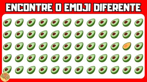 ENCONTRE O EMOJI DIFERENTE APENAS 2 DAS PESSOAS CONSEGUEM ENCONTRAR