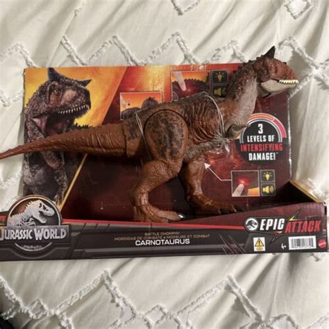 Nib Jurassic World Fallen Kingdom Dinosaur Toy Epic Attack Carnotaurus