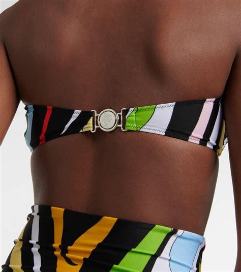 Pucci Printed Bikini Top Emilio Pucci