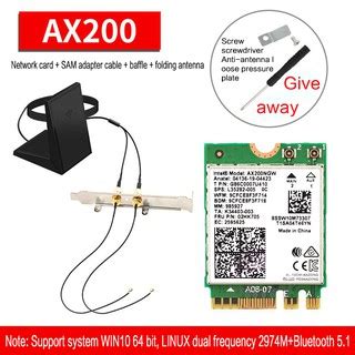 Intel AX200 AX 210NGW 8265AC 9260AC AX210 8DB/10DB antenna 5G dual-band ...