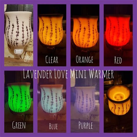 Scentsy Lavender Love Mini Warmer Warmers Scentsy Lavender