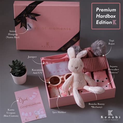 Jual Premium Hardbox Baby Hampers Kado Lahiran Hampers Bayi