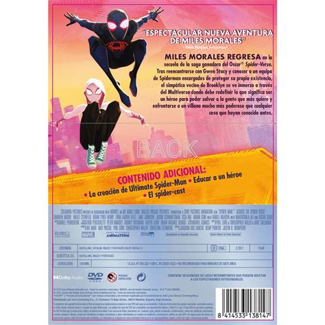 Spider Man Cruzando El Multiverso Dvd · Sony Pictures Home