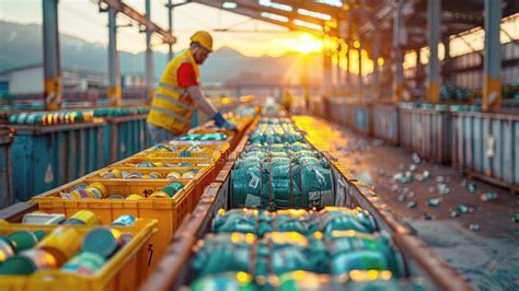 Processing And Sorting Recyclable Materials In Recycling Facility