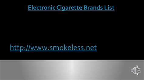 Electronic cigarette brands list by August_Clark - Issuu